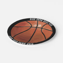 08 von 12 Basketball Custom Party Plate