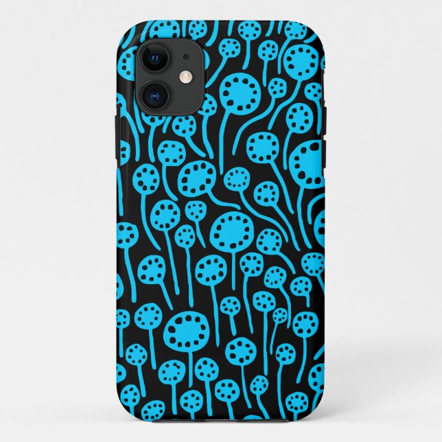 090512 Sky Blue on Black Case-Mate iPhone Hülle (Rückseite)