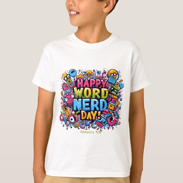 09.01. Word Nerd Day T-Shirt (Vorderseite)