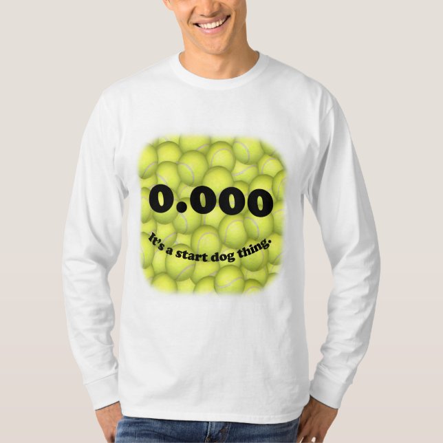0,000, der perfekte Anfang, ist es eine T-Shirt (Vorderseite)