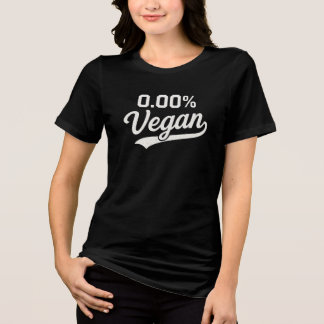 0,00% Vegan Tri-Blend Shirt