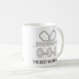 0-0-2 Der beste Start Indoor-Pickleball-Becher Kaffeetasse