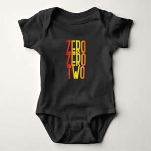 0 0 2 Funny Pickleball score für Baby Bodysui Strampler