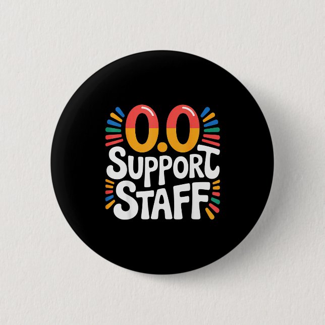 0.0 Suprt Staff Marathon Cheer Squad -  Button (Vorderseite)