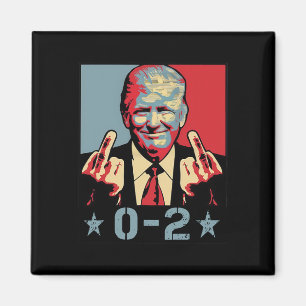 0 2 Funny Trump 2024 Trump 2024 Gewinner des Siege Magnet