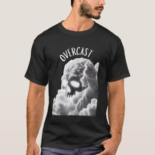 0 Bewölkter Totenkopf-Wolke-Punk-Mental-Gesundheit T-Shirt