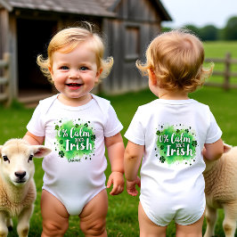 0% Calm, 100% Irish for Spirited Sprouts Baby Strampler