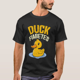 0 Enten-Fiabetes Lustige Enten-Diabetes-Bewusstsei T-Shirt