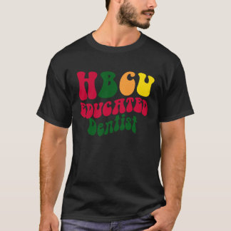 0 HBCU ausgebildeter Zahnarzt Schwarze Hochschulab T-Shirt