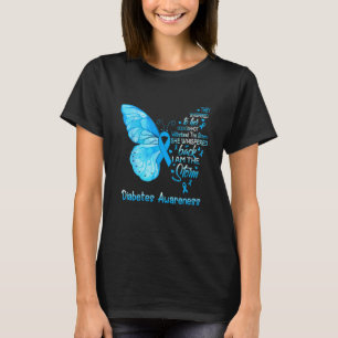 0 Ich bin der Sturm Diabetes-Bewusstseins-Schmette T-Shirt