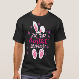 0 Ich bin der Zahnarzt Hase Cute Floral Leopard Ka T-Shirt