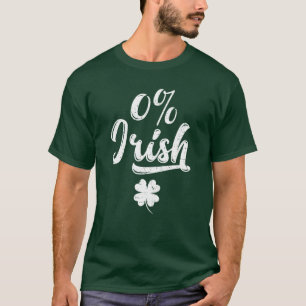 0% irischer Heiliger Patrick T-Shirt