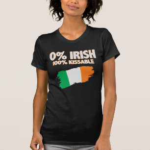 0% Irish 100% Kissable T-Shirt