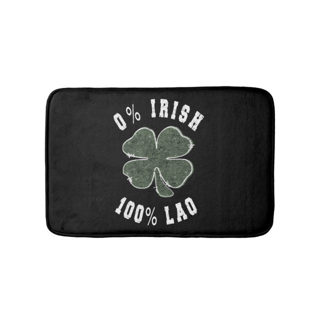 0 Irish 100 Loa Kleeblatt Badematte (Vorderseite)