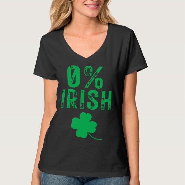 0 Irish  St Patrick s Day T-Shirt (Vorderseite)