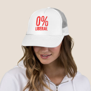 0% liberal, Null Prozent liberal, antiliberal Truckerkappe