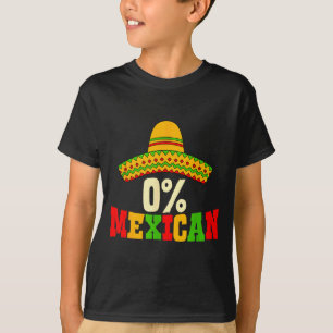 0% Mexikanischer Cinco De Mayo Fiesta Sombrero Lus T-Shirt