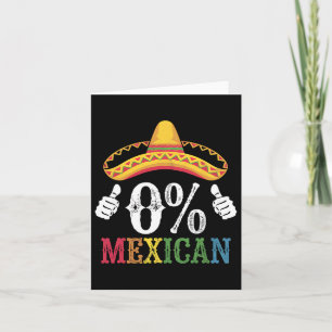 0 % Mexikanisches Cinco De Mayo Fiesta Colorful So Karte