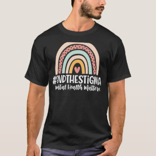 0 Psychische Gesundheit zählt Tabu beenden Regenbo T-Shirt