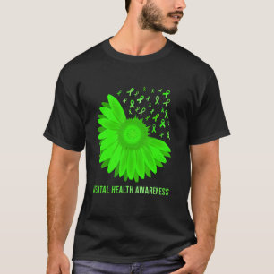 0 retro Im Mai trage ich Grün für das Bewusstsein T-Shirt