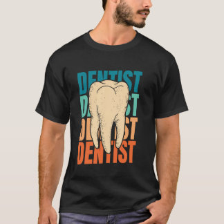 0 Retro Zahnarzt Zahnmedizin - Zähne Vint T-Shirt