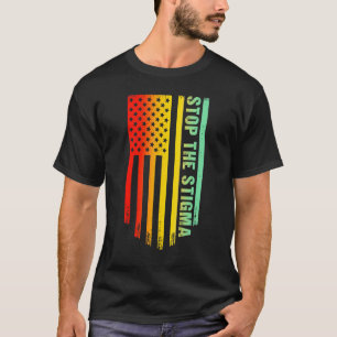 0 Stigma Stoppen Psychische Gesundheit Bewusstsein T-Shirt