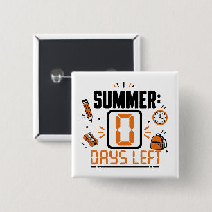 0 Tage bis zum Schulabschluss Countdown-Design Button