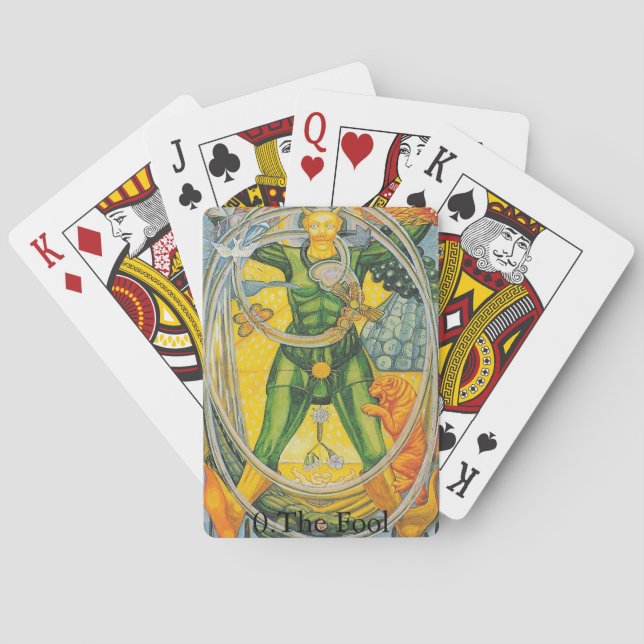 0. The Fool - Thoth Tarot - Spielkarten (Rückseite)