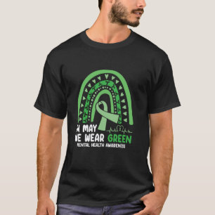 0 Wir tragen grün Psychische Gesundheit Bewusstsei T-Shirt