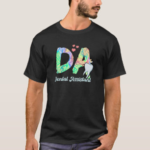 0 Zahnärztliche Assistentin Zahnarzt Herz Zähne Za T-Shirt