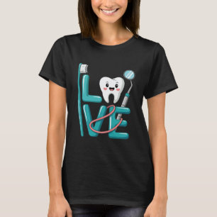 0 Zähne Zahnarzt Zahnarzthelferin Kieferorthopädie T-Shirt