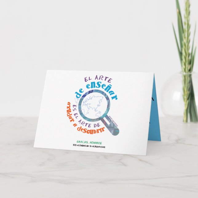 1º dame nombres 656732214. El arte de descubrir. Ankündigung (Vorderseite)