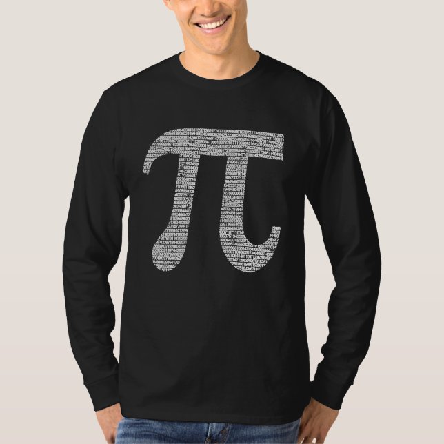 10000 Digits Pi Day Sign Math  Mathematics Nerd Ge T-Shirt (Vorderseite)
