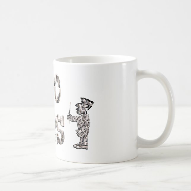 10000 hours with an overlay of paint brushes.  kaffeetasse (Rechts)