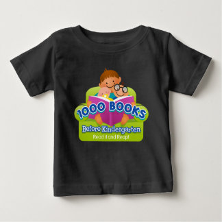 1000 Bücher vor dem Kindergarten-Shirt Baby T-shirt