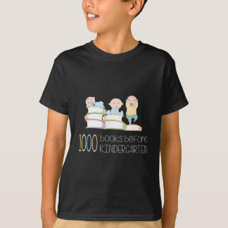 1000 Bücher vor Kindergarten T-Shirt