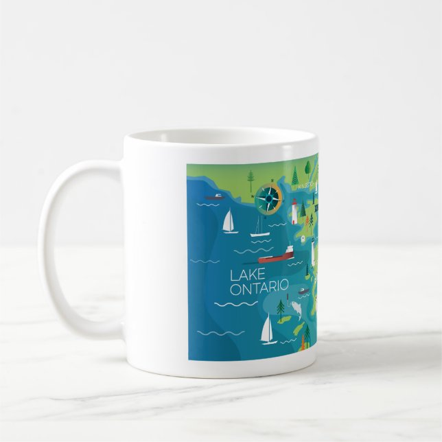 1000 Inseln 11oz oder 15oz Tasse (Links)