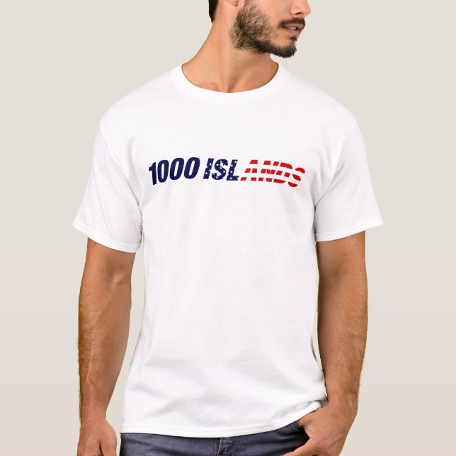 1000 Inseln USA T-Shirt (Vorderseite)