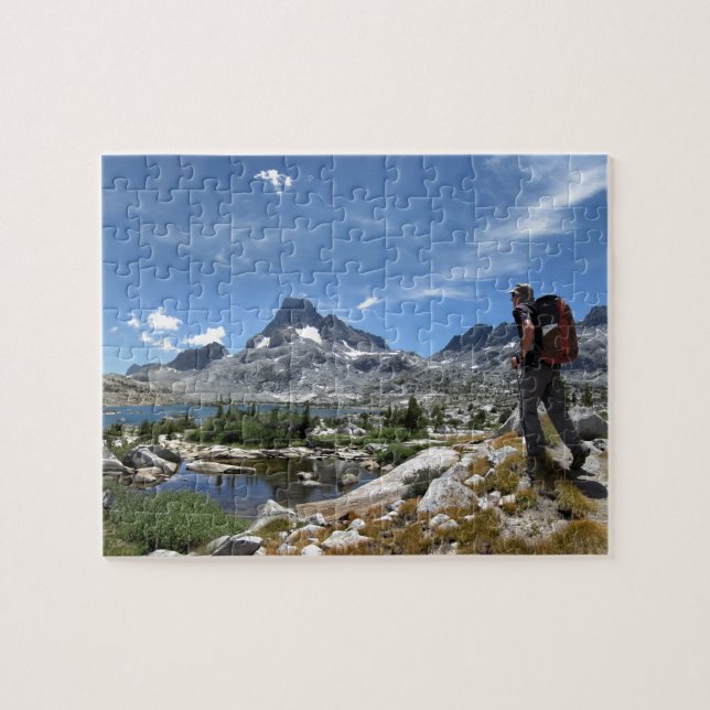 1000 Island Lake and Banner Peak - John Muir Trail Puzzle (Horizontal)
