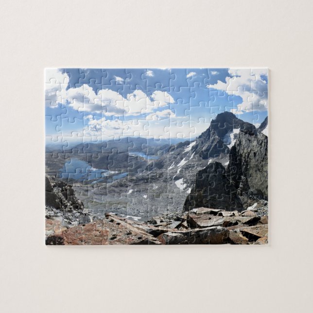 1000 Island Lake und Banner Peak vom Berg Davis Puzzle (Horizontal)