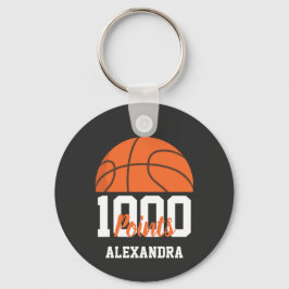 1000 Karrierepunkte Scorer Basketballspieler Team Schlüsselanhänger