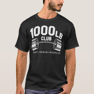 1000 lb Pfund Club Weightfting Workout Fitness T-Shirt