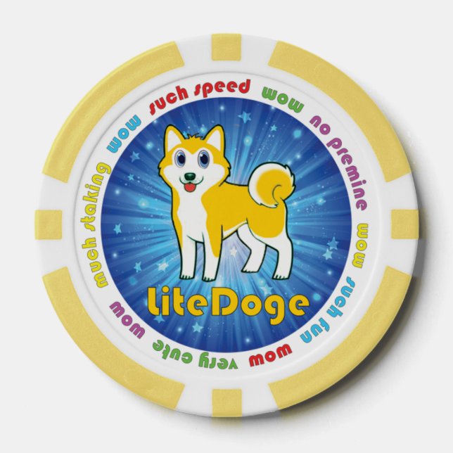 1000-LDOGE-Poker-Chip Pokerchips (Vorderseite)