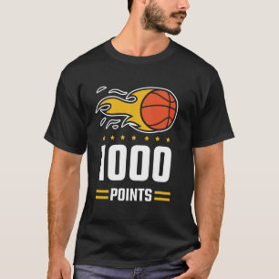 1000 Punkte Basketball Scorer High School Basketba T-Shirt