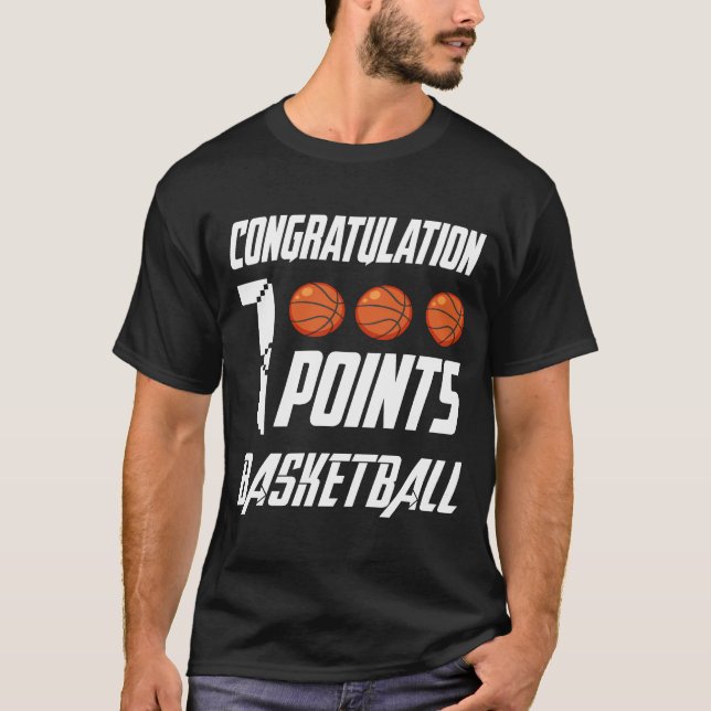 1000 Punkte Basketball Scorer High School Basketba T-Shirt (Vorderseite)