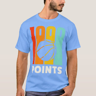 1000 Punkte Basketball Scorer High School Basketba T-Shirt