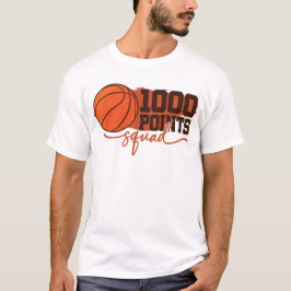 1000 Punkte Basketball Scorer High School T-Shirt