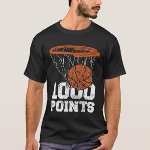 1000 Punkte Basketball Torschütze High School Bask T-Shirt