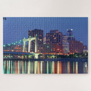 1000 Stück Minneapolis Skyline-Puzzles Puzzle