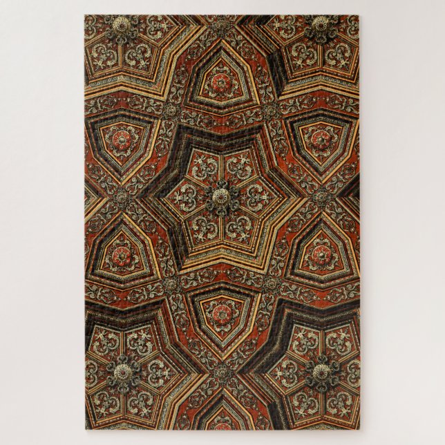 1000 Stück Puzzle auf Fujicolor Papier Braun Blume (Vertikal)